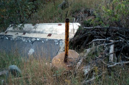 Airport Drive-In Theatre - A Lone Pole